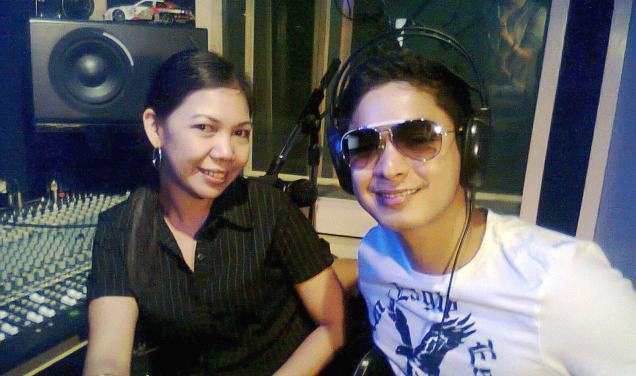 As Coco Martin's voice coach in a TV commercial.